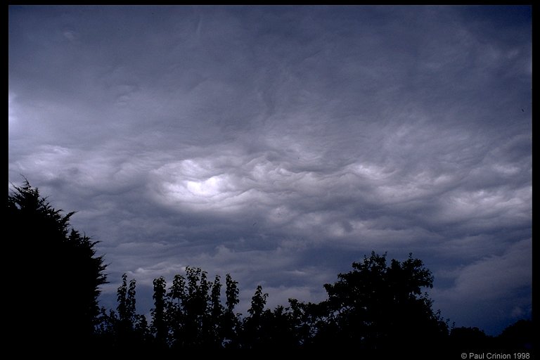 Storm clouds, West Sussex